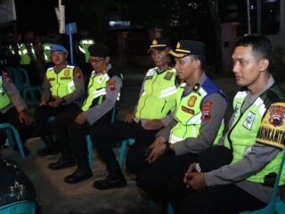 Patroli Kewilayahan PJU Polres Kebumen Sambangi Pos Kamling Karangsari