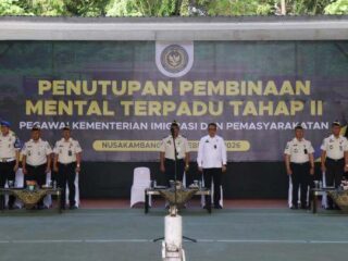 Kementerian Imigrasi dan Pemasyarakatan Tutup Pembinaan Mental Tahap II Bagi Pegawai