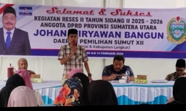 Serap Aspirasi, Johan Wiryawan Bangun Gelar Reses di Desa Teluk Bakung