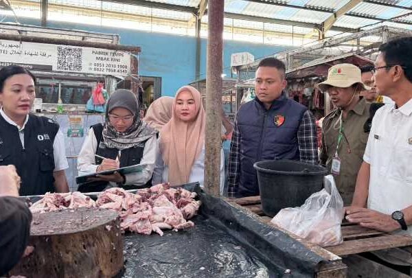 Jelang Ramadhan, Satgas Pangan Polres Lampung Timur dan Bapanas RI Monitoring Harga Bapokting di Pasar Way Jepara