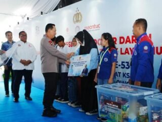 Hadiri HUT KSPSI ke-53, Kapolri Tegaskan Dukung Perjuangan Buruh