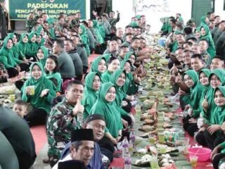 Kodim 0429/Lamtim Lestarikan Tradisi Ruwahan Sambut Bulan Suci Ramadhan 1447 H