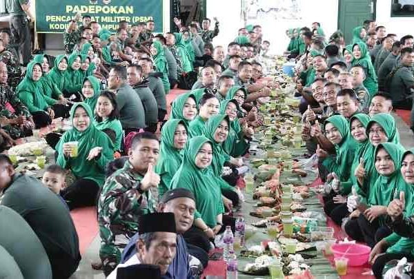 Kodim 0429/Lamtim Lestarikan Tradisi Ruwahan Sambut Bulan Suci Ramadhan 1447 H