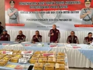 Gagalkan Peredaran 29,9 Kg Sabu, Polda Kalsel Selamatkan 164 Ribu Jiwa
