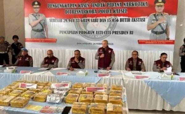 Gagalkan Peredaran 29,9 Kg Sabu, Polda Kalsel Selamatkan 164 Ribu Jiwa