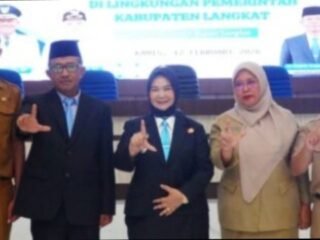 Perkuat Sinergitas, Pemda Langkat Lantik Pejabat Tinggi dan Fungsional