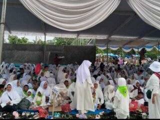 Babinsa Koramil 429-14/Jabung Hadiri Pelatihan Manasik Haji Anak Usia Dini Se-Kecamatan Jabung