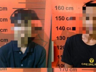 Polsek Pasir Sakti Ungkap Kasus Curat di 2 TKP, 4 Pelaku di Amankan Tekab 308 Presisi