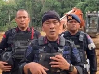 Polda Sumut Kembali Sita 12 Eskavator di Tambang Emas Ilegal Madina
