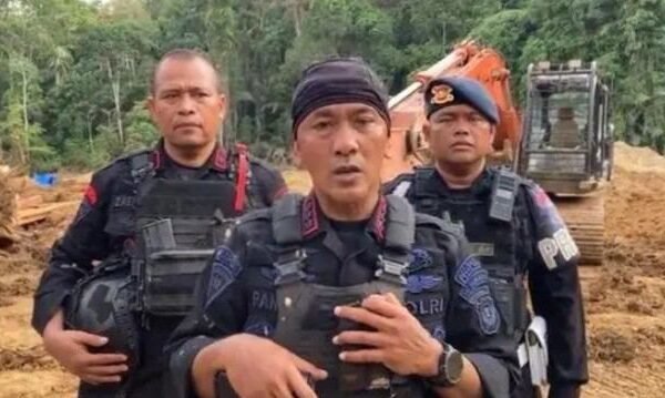 Polda Sumut Kembali Sita 12 Eskavator di Tambang Emas Ilegal Madina