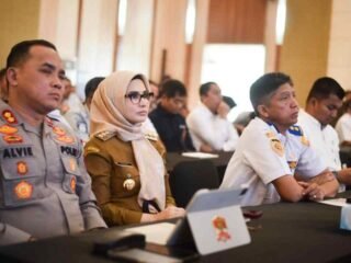 Bupati Pesawaran Hadiri Rakor Lintas Sektoral Kesiapan Pengamanan Idul Fitri 1447 H