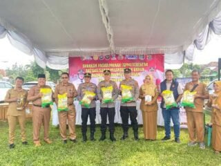 ‎‎Gerakan Pangan Murah, Polres Lampung Timur Bantu Warga Jelang Idul Fitri ‎‎