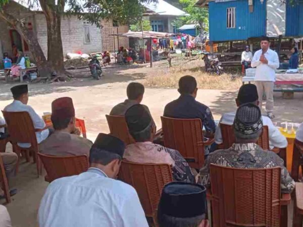 Pererat Silahturahmi, Junaidin Mahasan Gelar Halal Bihalal di Reok