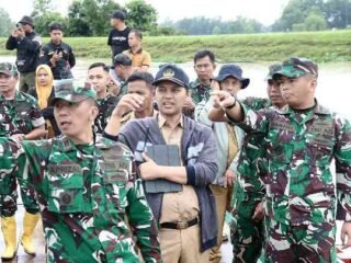 Tinjau Calon Lokasi Groundbreaking Jembatan Merah Putih, Dandim: Semoga Bermanfaat Bagi Masyarakat