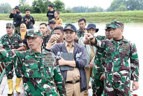 Tinjau Calon Lokasi Groundbreaking Jembatan Merah Putih, Dandim: Semoga Bermanfaat Bagi Masyarakat