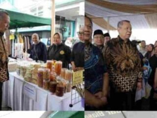 Benyamin Buka Bazar Ramadan di Pondok Aren Tangsel, 11.000 Paket Sembako Murah Diserbu Warga Meski Kondisi Hujan