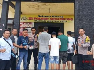 Polsek Sekampung Ungkap Kasus Narkotika, Empat Pelaku dan Barang Bukti Sabu Diamankan