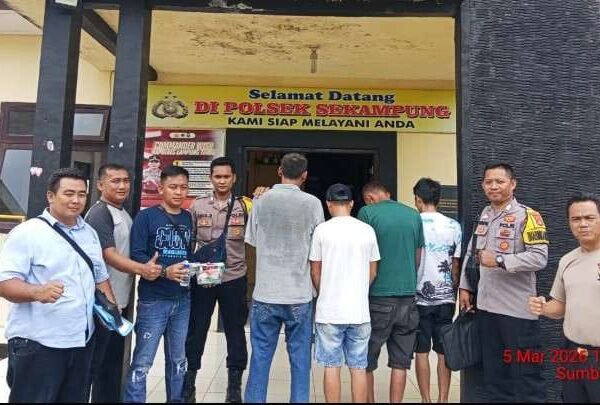 Polsek Sekampung Ungkap Kasus Narkotika, Empat Pelaku dan Barang Bukti Sabu Diamankan