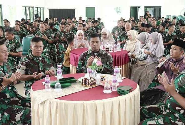 Kodim 0429/Lamtim Laksanakan Apel Kembali Cuti Sekaligus Halal Bihalal