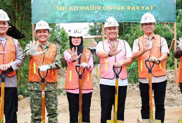 Ground Breaking Jembatan Perintis Garuda Perkuat Akses dan Konektivitas Masyarakat Desa Sukaraja