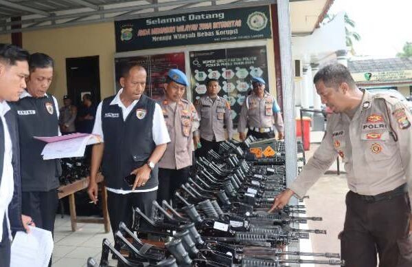 Cek Kesiapan Logistik, Itwasda Polda Lampung Sidak Logistik di Polres Lampung Timur