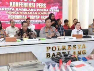 Ungkap 3 Kasus, Polresta Balerang Tangkap 8 Pelaku Curat