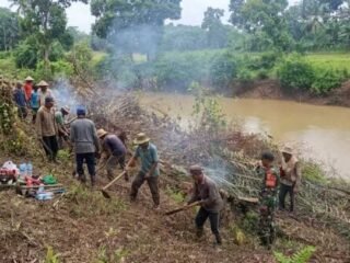 Persiapan Pembangunan Jembatan Perintis Garuda Kodim 0429/Lamtim Terus Dilakukan
