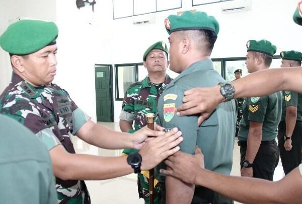 15 Prajurit Kodim 0429/Lamtim Naik Pangkat Periode 1 April 2026