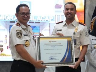 Imigrasi Cilacap Masuk Zona Hijau, Raih Nilai 88,12 Predikat Sangat Baik dari Ombudsman RI