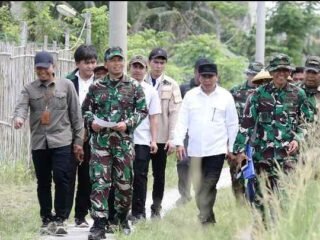 Dandim 0429/Lamtim Tinjau Lokasi CSR di Labuhan Maringgai dan Pasir Sakti