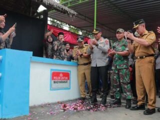 Pemulihan Pasca Bencana, Polres Klaten Resmikan 3 Jembatan Merah Putih Presisi