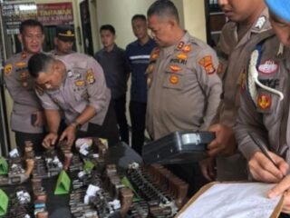 Polda Lampung Cek Senpi Anggota Hingga Amunisi di Polres Way Kanan