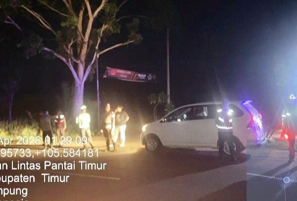 Respon Aduan Melalui Call Center 110, Polres Lampung Timur Bubarkan Aksi Balap Liar di Jalintim Sukadana Tengah