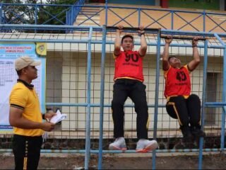 Polres Kebumen Gelar Ujian Kesamaptaan Jasmani, Ukur Kesiapan Fisik Personel