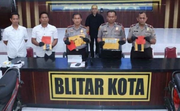 Bongkar Jaringan Curanmor Lintas Daerah, Polresta Blitar Amankan Dua Tersangka