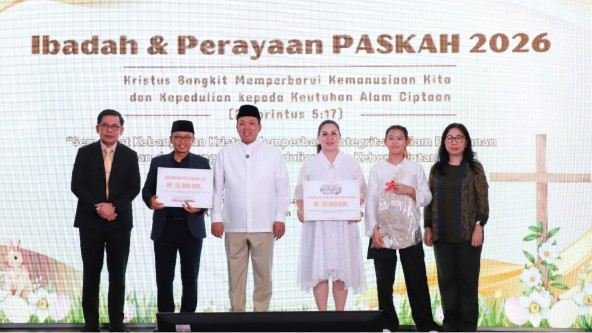 Perayaan Paskah ATR/BPN, Semangat Kebangkitan Dorong Integritas Pelayanan dan Kepedulian Sosial