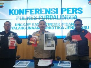 Ringkus Pengedar Narkoba Asal Jakarta, Polres Purbalingga Amankan 114,75 Gram Sabu