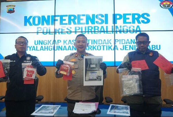 Ringkus Pengedar Narkoba Asal Jakarta, Polres Purbalingga Amankan 114,75 Gram Sabu