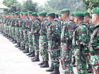 Jaga Kondusivitas Wilayah, Kodim 0429/Lamtim Siagakan 1 SSK Pasukan Antisipasi May Day 2026