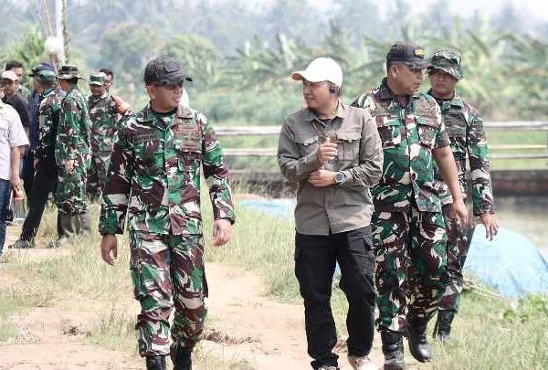 Perkuat Ketahanan Pangan Nasional, Dandim 0429/Lamtim Tinjau Lokasi dan Pimpin Langsung MC 0 CSR