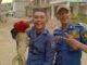 Tim Rescue Damkar Kota Tangsel Evakuasi Biawak Sembunyi di Mesin Mobil Warga