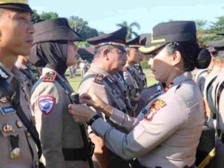 Kapolres Lampung Timur Pimpin Sertijab Sejumlah PJU dan Kapolsek