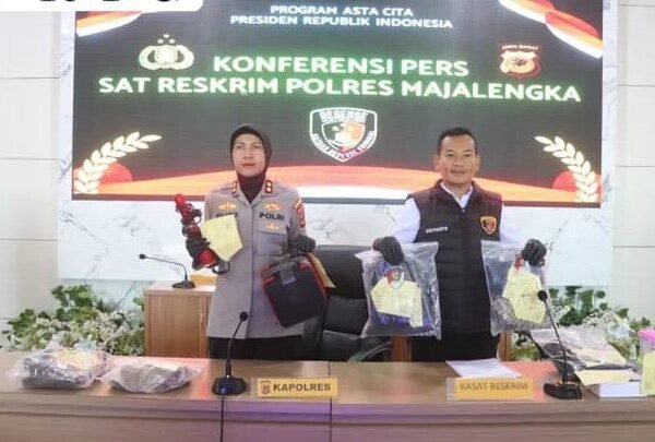 Polres Majalengka Bekuk Komplotan Maling Emas Modus Pemeriksaan Kesehatan Gratis