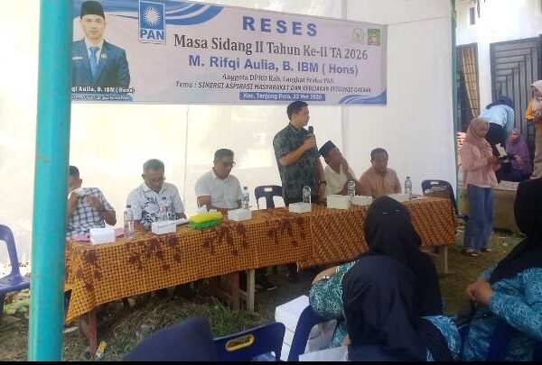 DPRD Langkat Fraksi PAN Gelar Reses di Desa Paya Perupuk