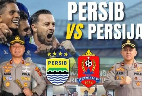 Nobar ke 19 Persib vs Persijap, Polres Cianjur Pererat Kebersamaan dan Suportivitas Supotter