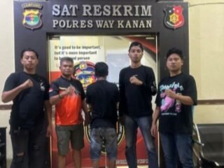 Curi 34 Tandan Sawit, Pria Asal Dewa Agung di Ciduk Polres Way Kanan