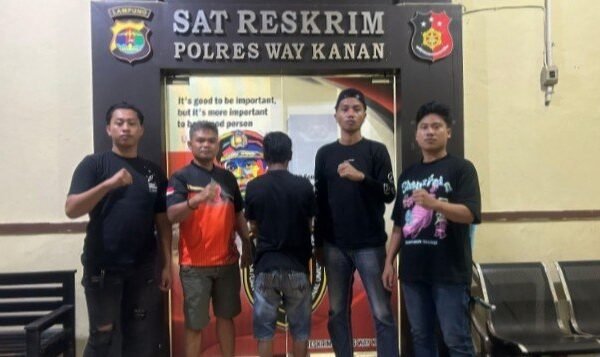 Curi 34 Tandan Sawit, Pria Asal Dewa Agung di Ciduk Polres Way Kanan