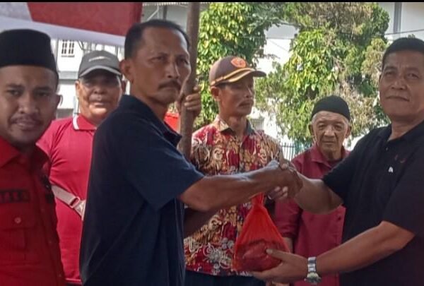 PDIP Langkat Sembelih 2 Ekor Lembu, Daging di Bagi di 23 Kecamatan