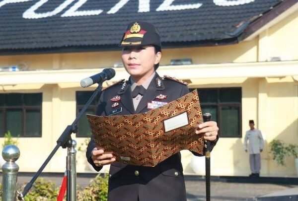 Peringati Hari Lahir Pancasila, Polres Lampung Timur Gelar Upacara
