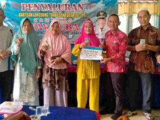 Pemerintah Kampung Way Tuba Salurkan BLT DD, Insentif Kader dan Guru Ngaji